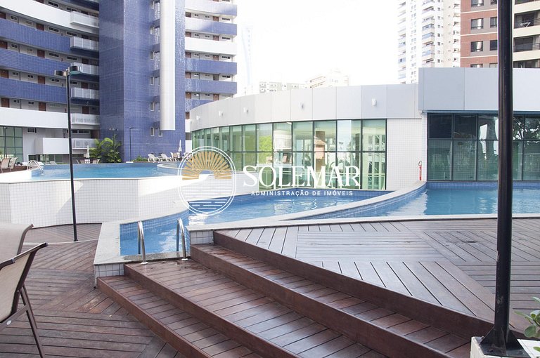 Ótima localização de Apto no edifício Beach Class