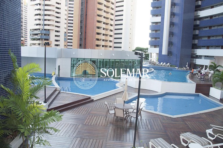 Apartamento compuesto de 1 suite y 1 habitación con cama ind