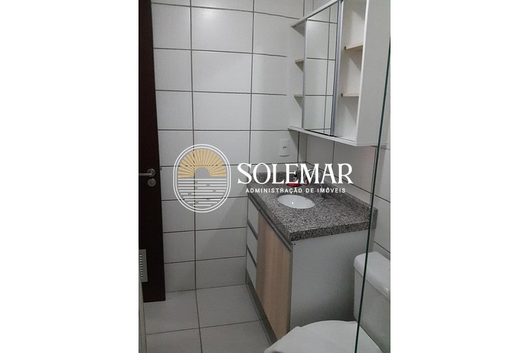 Apto com uma suíte e um quarto com camas beliche