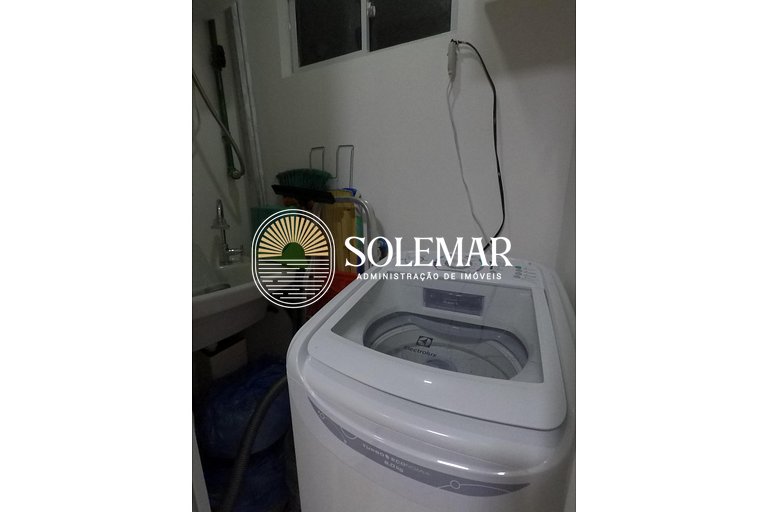 Apto de luxo com 2 quartos casal e sofá-cama