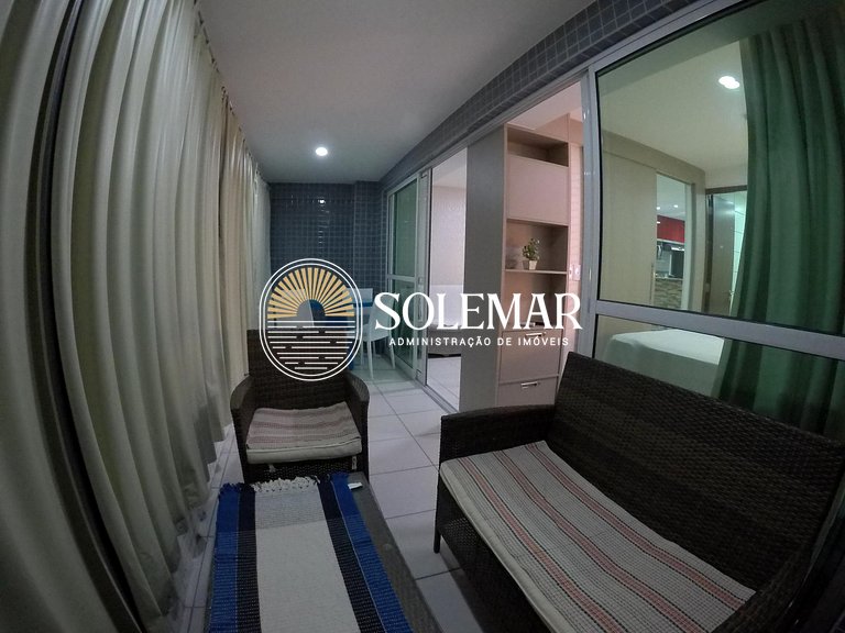 Apartamento de lujo con 2 habitaciones dobles y sofá cama.