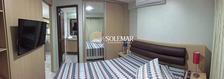 Apartamento compuesto de 1 suite y 1 habitación con cama ind