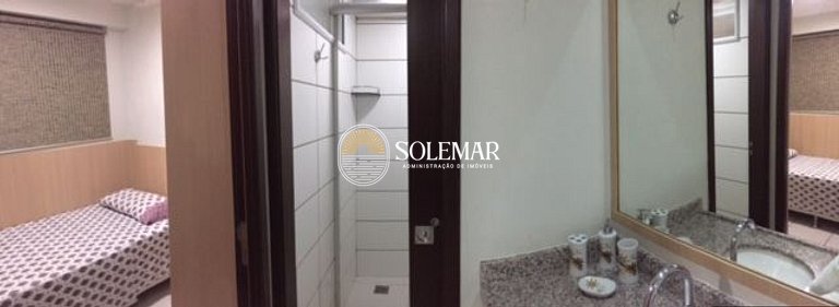 Apartamento compuesto de 1 suite y 1 habitación con cama ind