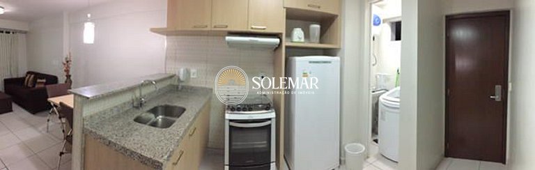Apartamento compuesto de 1 suite y 1 habitación con cama ind