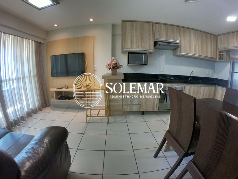 Apto Vista Mar com uma Suite + Quarto casal!
