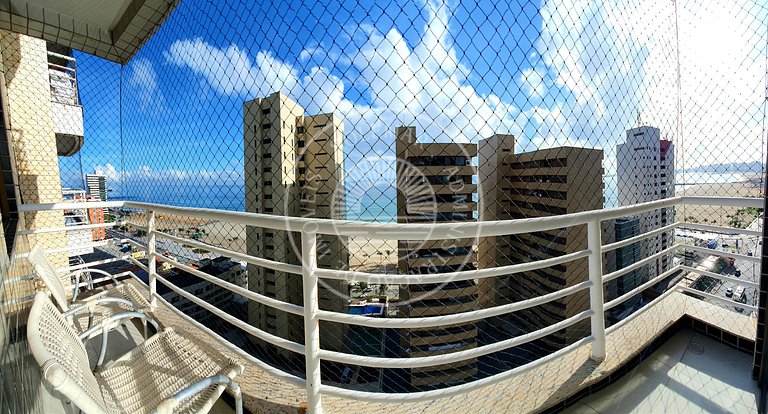 Apto moderno com 2 quartos e Vista Mar incrível.