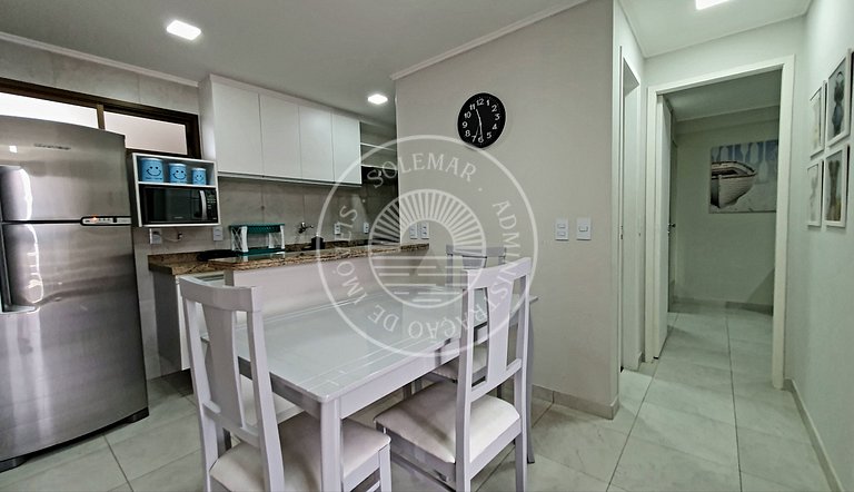 Apto moderno com 2 quartos e Vista Mar incrível.