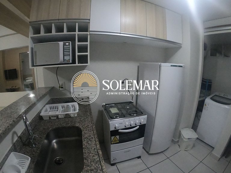 Apartamento con 1 suite y 1 dormitorio con litera