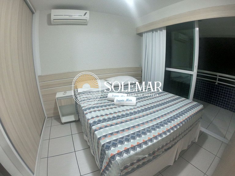 Apto com 1 Suíte e 1 quarto com cama beliche