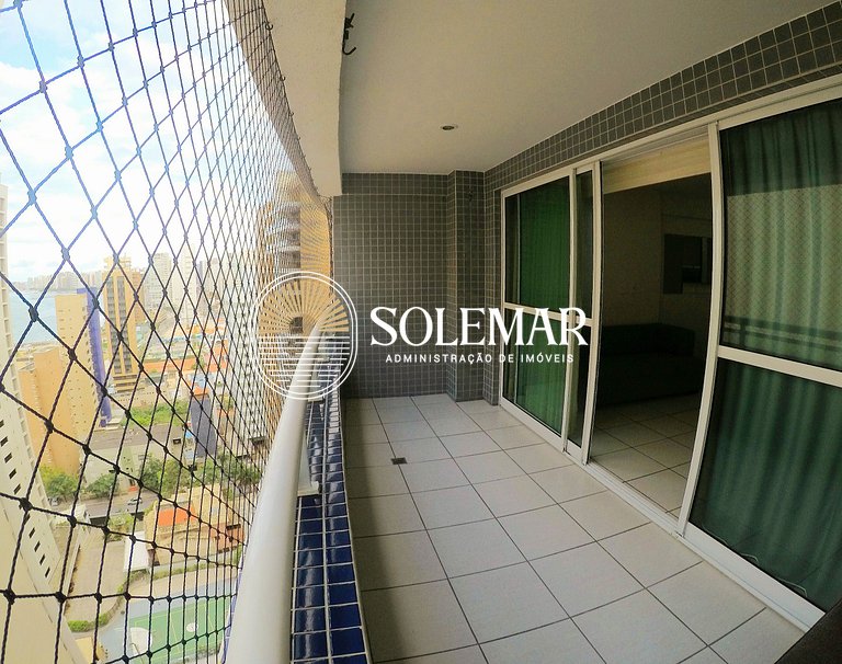 Apto com 1 Suíte e 1 quarto com cama beliche