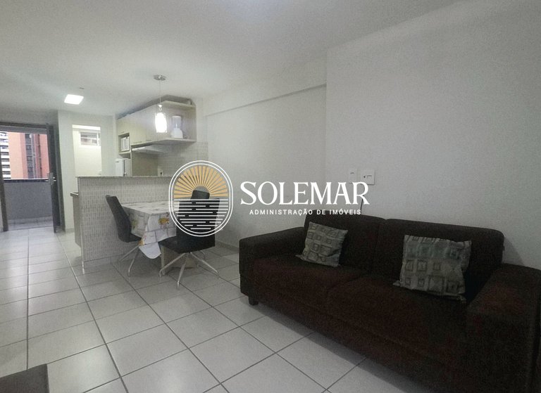 Appartamento in Beach Class Fortaleza, vicino a Beira Mar
