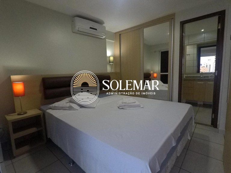 Appartamento in Beach Class Fortaleza, vicino a Beira Mar