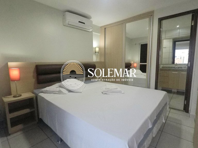 Appartamento in Beach Class Fortaleza, vicino a Beira Mar