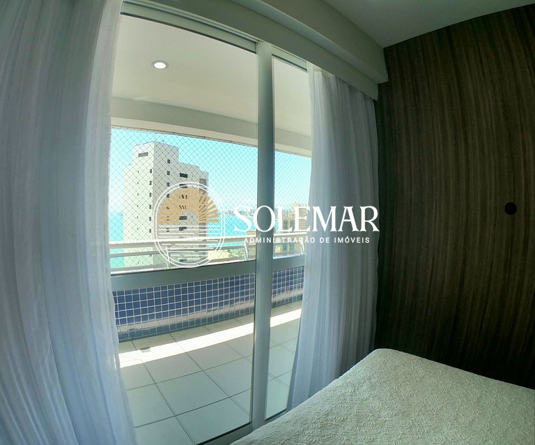Apto Vista Mar com uma Suite + Quarto casal!
