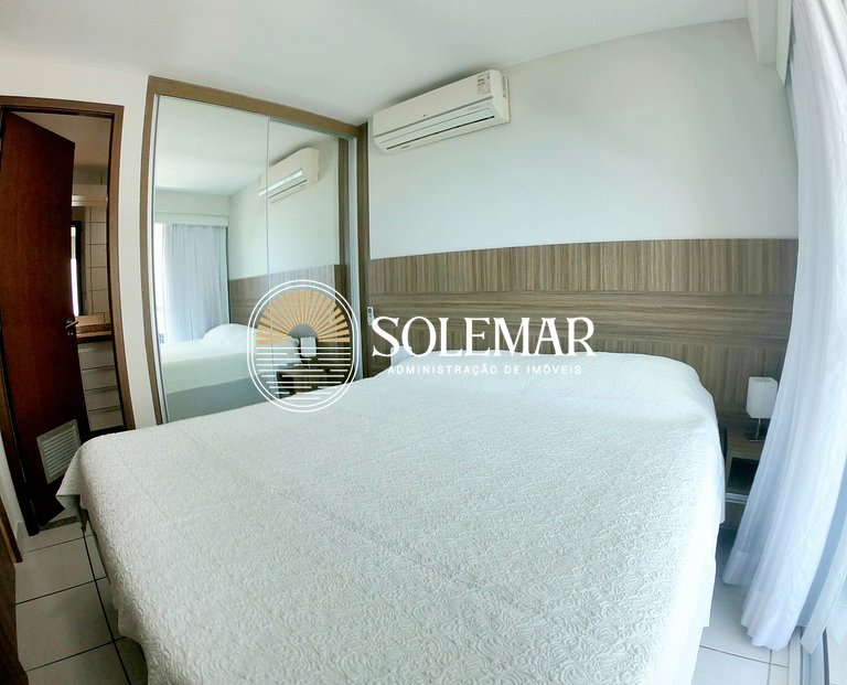 Apto Vista Mar com uma Suite + Quarto casal!