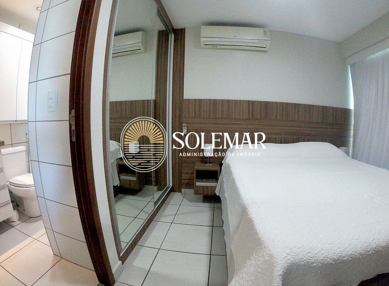 Apto Vista Mar com uma Suite + Quarto casal!