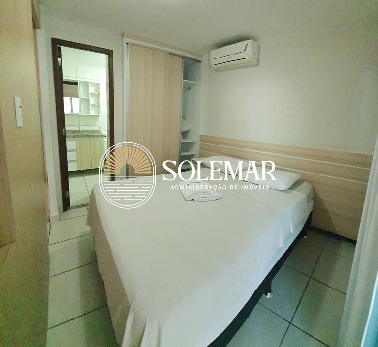 Apto com uma suíte e um quarto com camas beliche