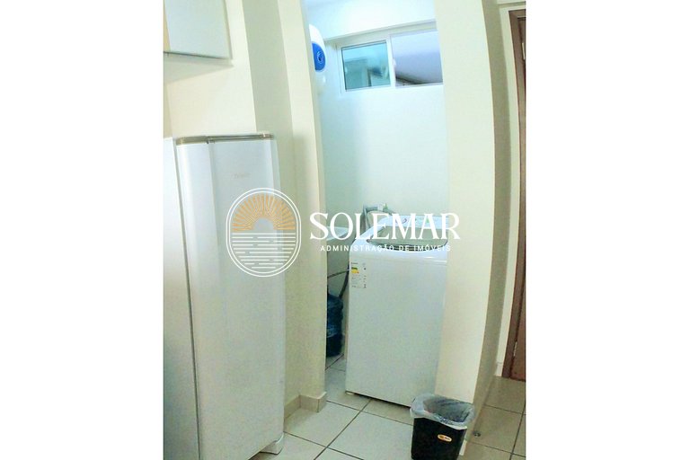 Apto com uma suíte e um quarto com camas beliche