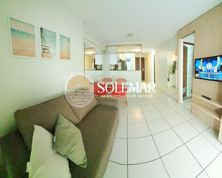 Apartamento con una suite y una habitación más pequeña con l