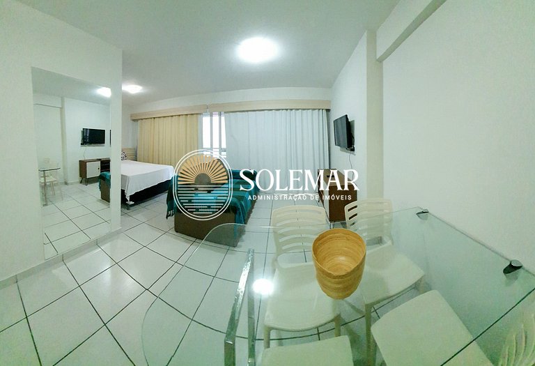 Apto com uma suíte e um quarto com cama beliche