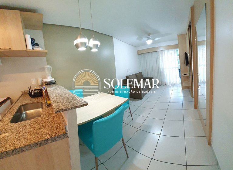 Apartamento a pocos pasos de la Playa Iracema y Beira Mar