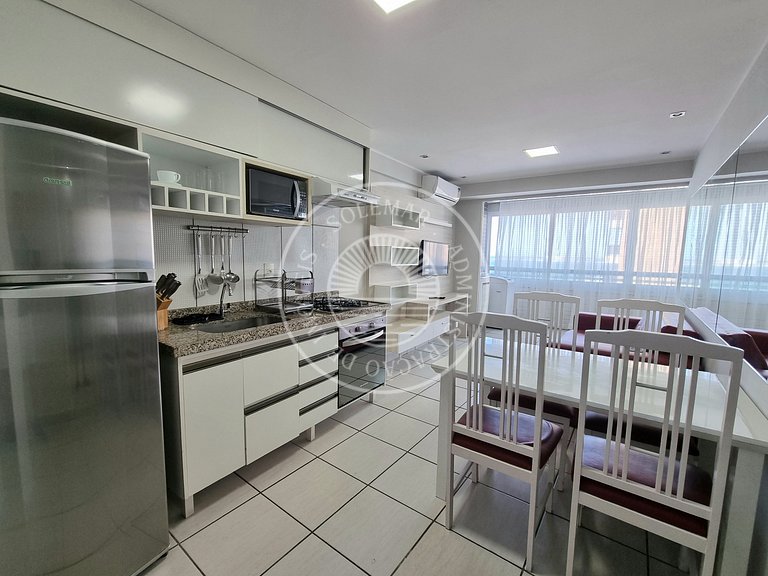 Apartamento de 1 quarto com Vista Mar