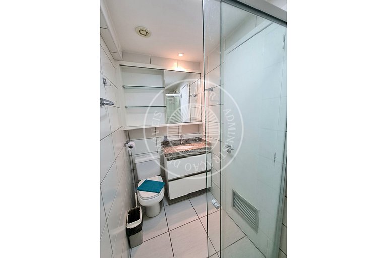 Apartamento de 1 quarto com Vista Mar