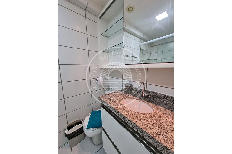 Apartamento de 1 quarto com Vista Mar