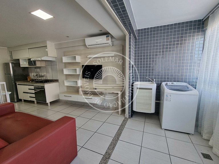 Apartamento de 1 quarto com Vista Mar