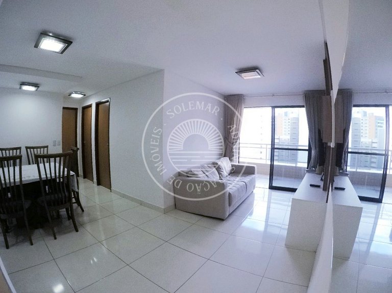 Apartamemto de 75 m2 no Meireles as dois passo do Aterro.