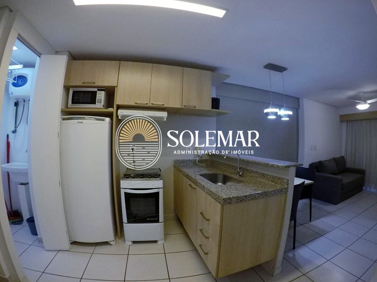 Cómodo apartamento cerca del paseo marítimo de Fortaleza