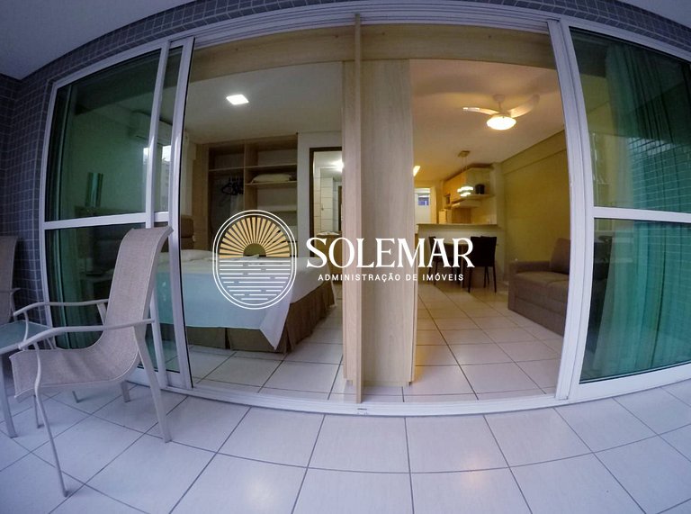 Cómodo apartamento cerca del paseo marítimo de Fortaleza