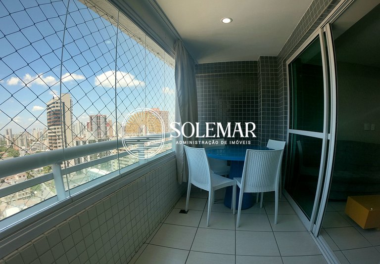 Apartamento de lujo con 2 habitaciones dobles y sofá cama.