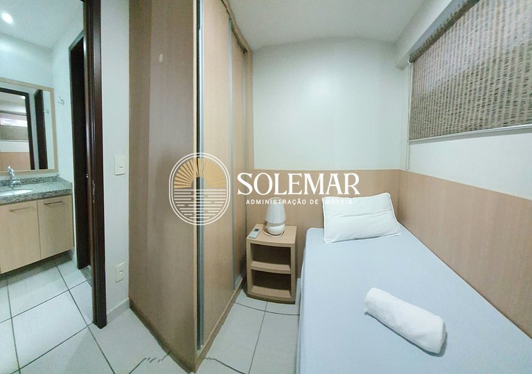 Apartamento en Beach Class Fortaleza, cerca de Beira Mar