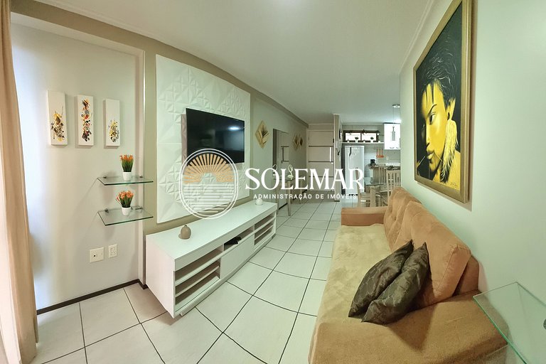 Apartamento de 2 habitaciones, una con cama de matrimonio y