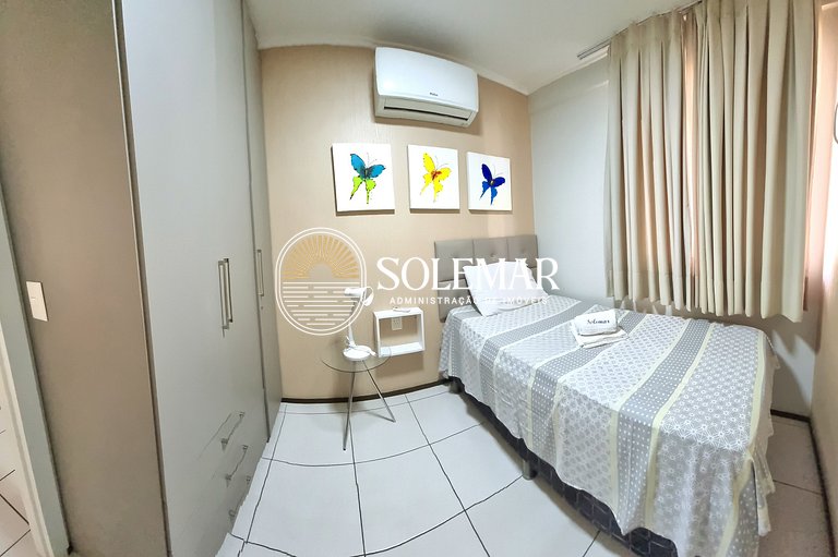 Apartamento de 2 habitaciones, una con cama de matrimonio y