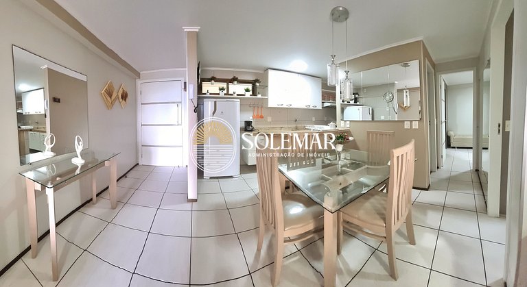 Apartamento de 2 habitaciones, una con cama de matrimonio y