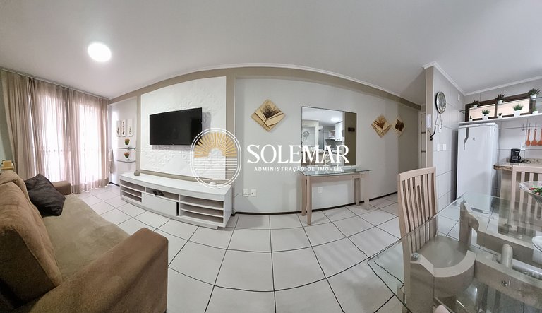 Apartamento de 2 habitaciones, una con cama de matrimonio y