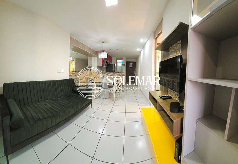 Luxury apartment with 2 double bedrooms and sofa bed