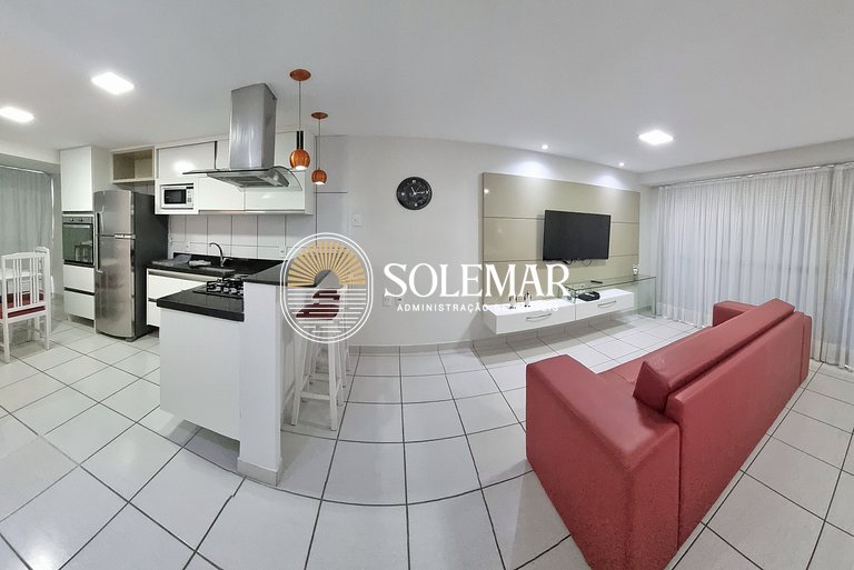 Apartamento de espacio abierto con vistas al mar