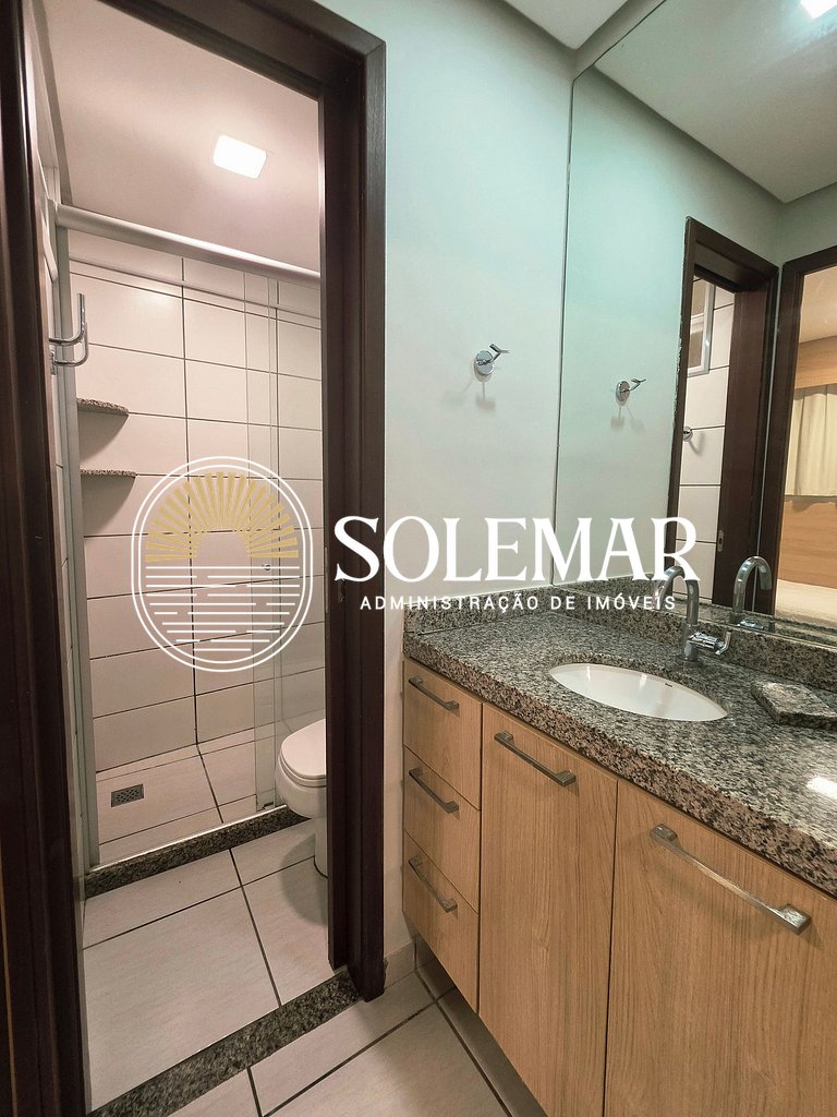 Apartamento confortável no Beach Class