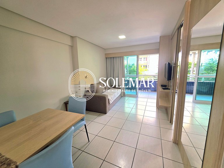 Cómodo apartamento cerca del paseo marítimo de Fortaleza