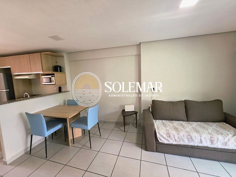 Cómodo apto cerca del paseo marítimo de Fortaleza