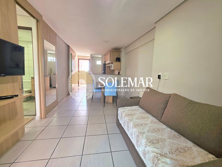Cómodo apartamento cerca del paseo marítimo de Fortaleza