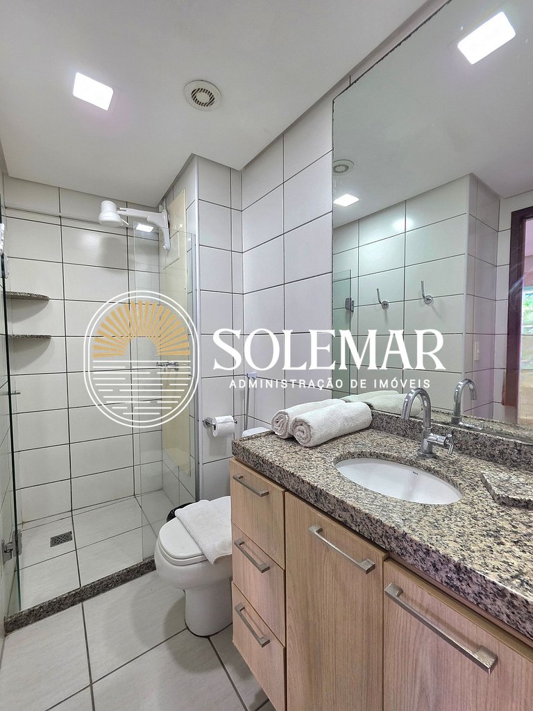 Cómodo apartamento cerca del paseo marítimo de Fortaleza
