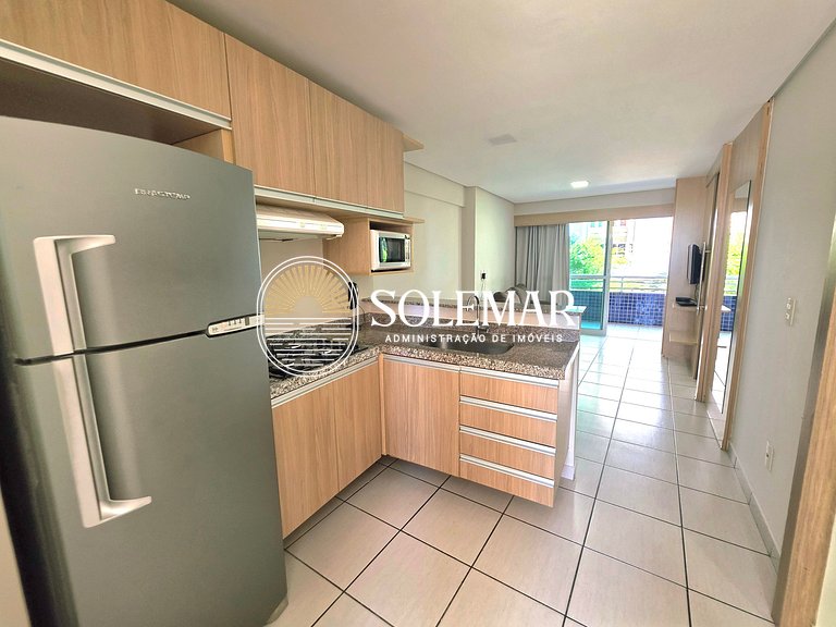 Cómodo apto cerca del paseo marítimo de Fortaleza