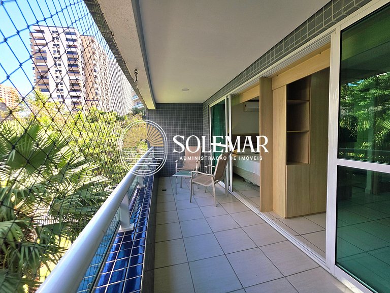 Cómodo apartamento cerca del paseo marítimo de Fortaleza