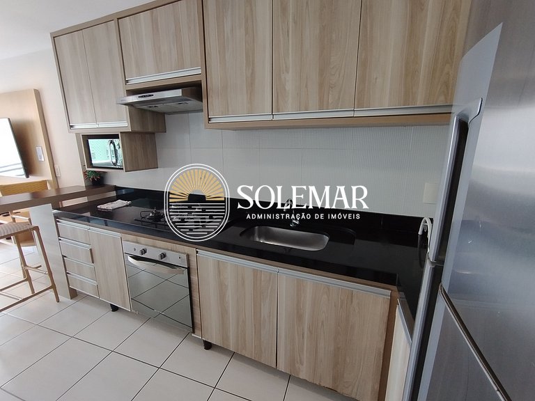 Apto Vista Mar com uma Suíte + Quarto casal!