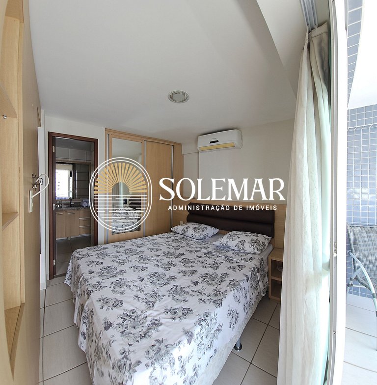 Apartamento composto por 1 suite e 1 quarto com cama individ