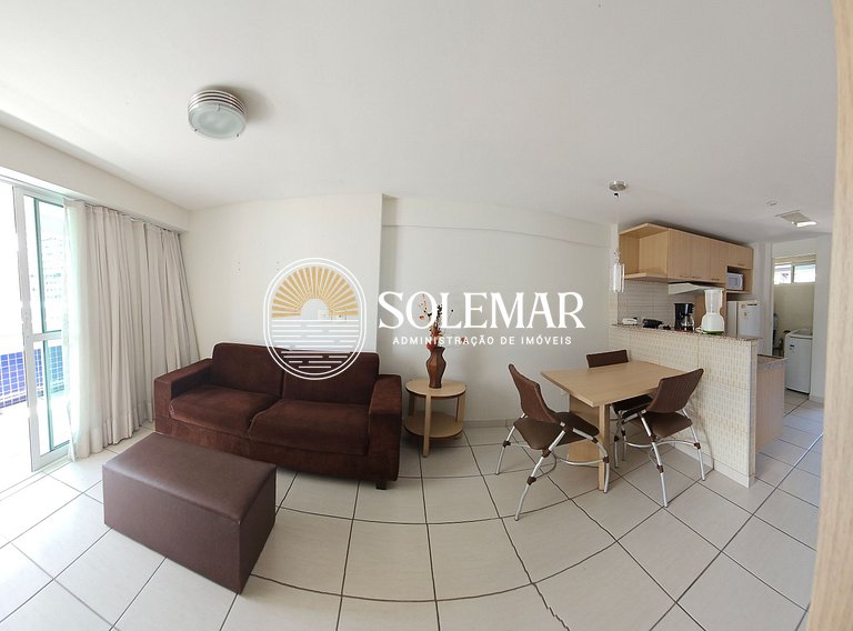 Apartamento compuesto de 1 suite y 1 habitación con cama ind